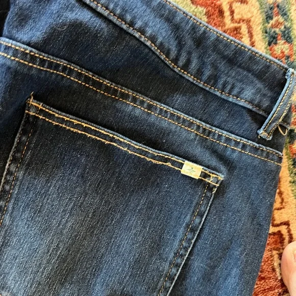 HALARA Asymetrical Low Rise Paint Blue Wide-Leg Women’s Jeans - Picture 7 of 7